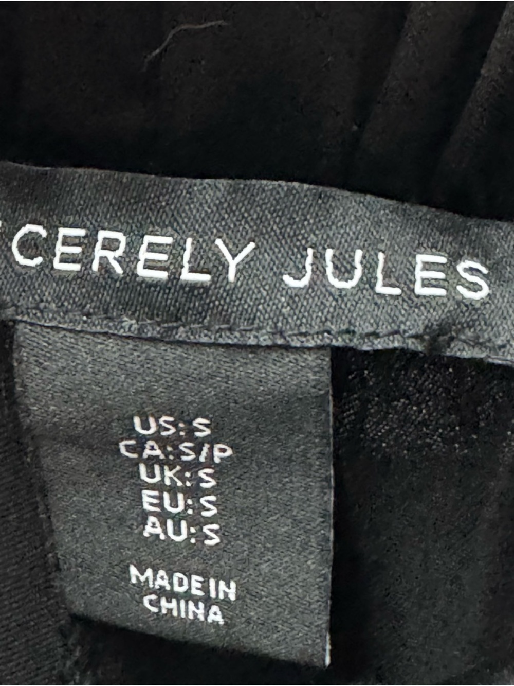 Sincerely Jules Satin Cargo Jogger Pants Black Tie Waist Utility Chic S - Picture 9 of 11
